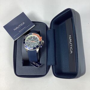Nautica One Chronograph Quartz Blue Dial Mens Watch NAPNOF302
